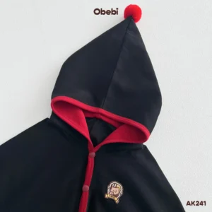 AK241 – Áo Khoác Trẻ Em Thu Đông Halloween Harry Potter Obebi