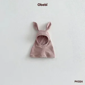 PK324-Mũ đông trẻ em thu đông tai thỏ đáng yêu Obebi