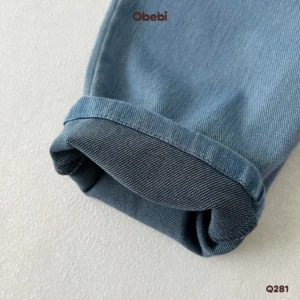 Q281 – Quần Jean Dài Trẻ Em Thu Đông Obebi