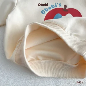 A621-Áo nỉ trẻ em thu đông in nhân vật dễ thương Obebi