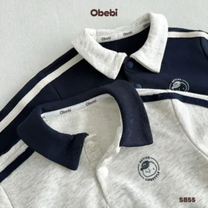 SB55 – Bộ Nỉ Trẻ Em Thu Đông Thể Thao Obebi