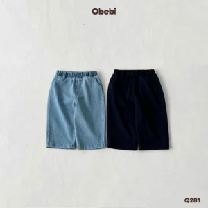Q281 – Quần Jean Dài Trẻ Em Thu Đông Obebi