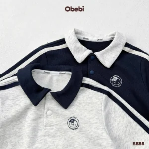 SB55 – Bộ Nỉ Trẻ Em Thu Đông Thể Thao Obebi
