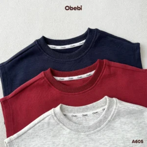 A605-Áo gile nỉ trẻ em thu đông in hình Academy Obebi