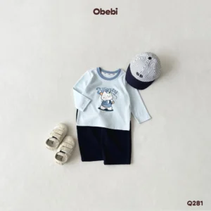 Q281 – Quần Jean Dài Trẻ Em Thu Đông Obebi