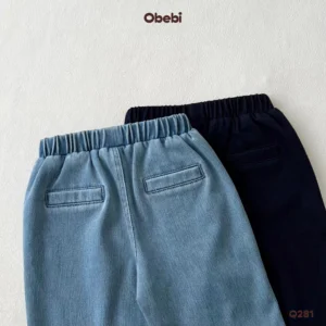 Q281 – Quần Jean Dài Trẻ Em Thu Đông Obebi