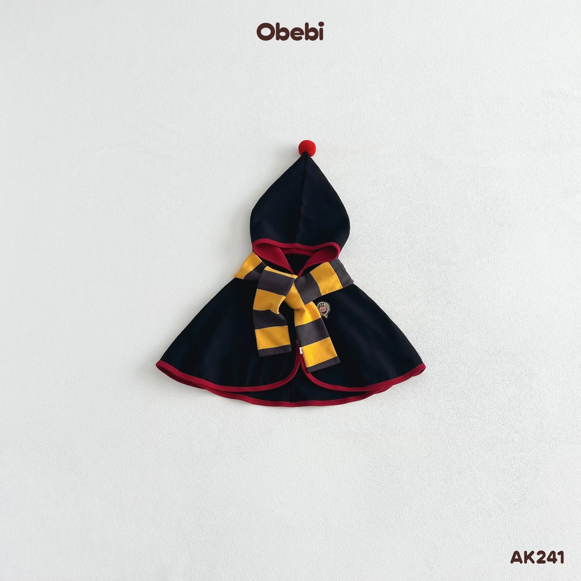 AK241 – Áo Khoác Trẻ Em Thu Đông Halloween Harry Potter Obebi